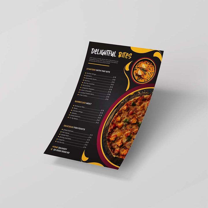 menu card -A4