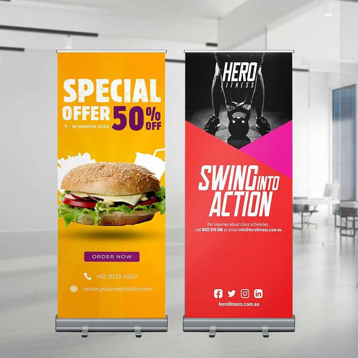 Roll Up Banner Stands - Banners Village